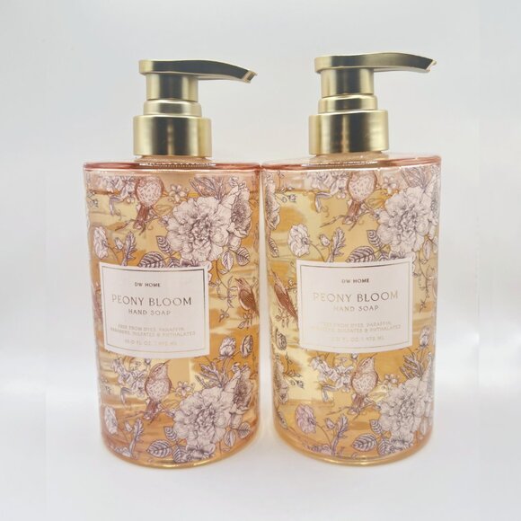 NEW DW Home Peony Bloom Glass Bottle Hand Soap - 16 fl oz - Picture 3 of 5